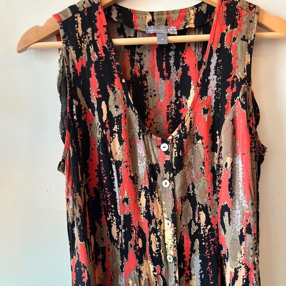 Sears Vintage Multicolour Dress Button Up M GUC - Picture 5 of 15